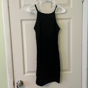 Wild Fable kids black sparkly dress, Size XS